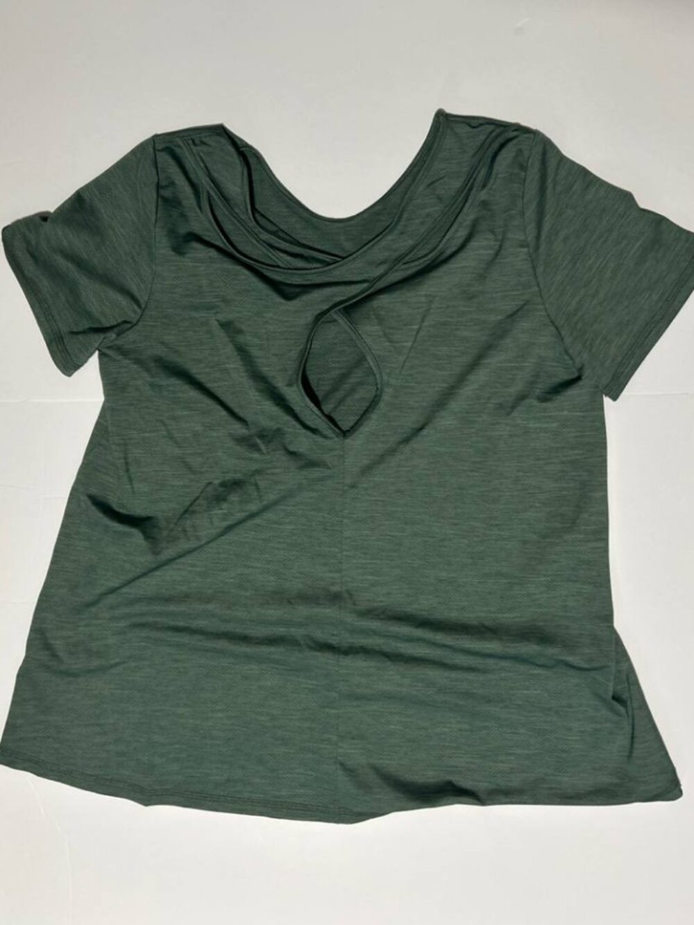 Shambhala Cross-Back Athletic Top Women’s M Green